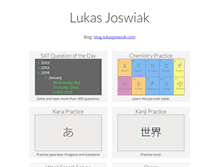 Tablet Screenshot of lukasjoswiak.com